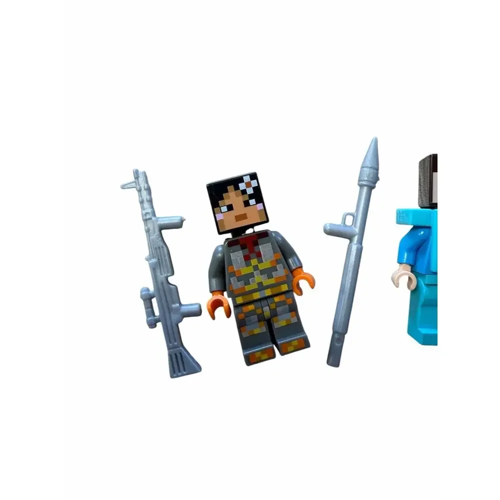 LEGO Minecraft Blue Steve and Adventure Minifigure Set of 3